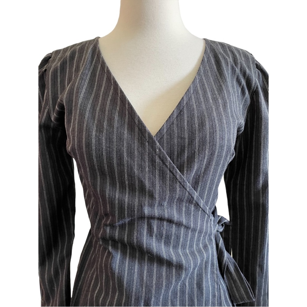 Pin-striped Suit dress (custom made)